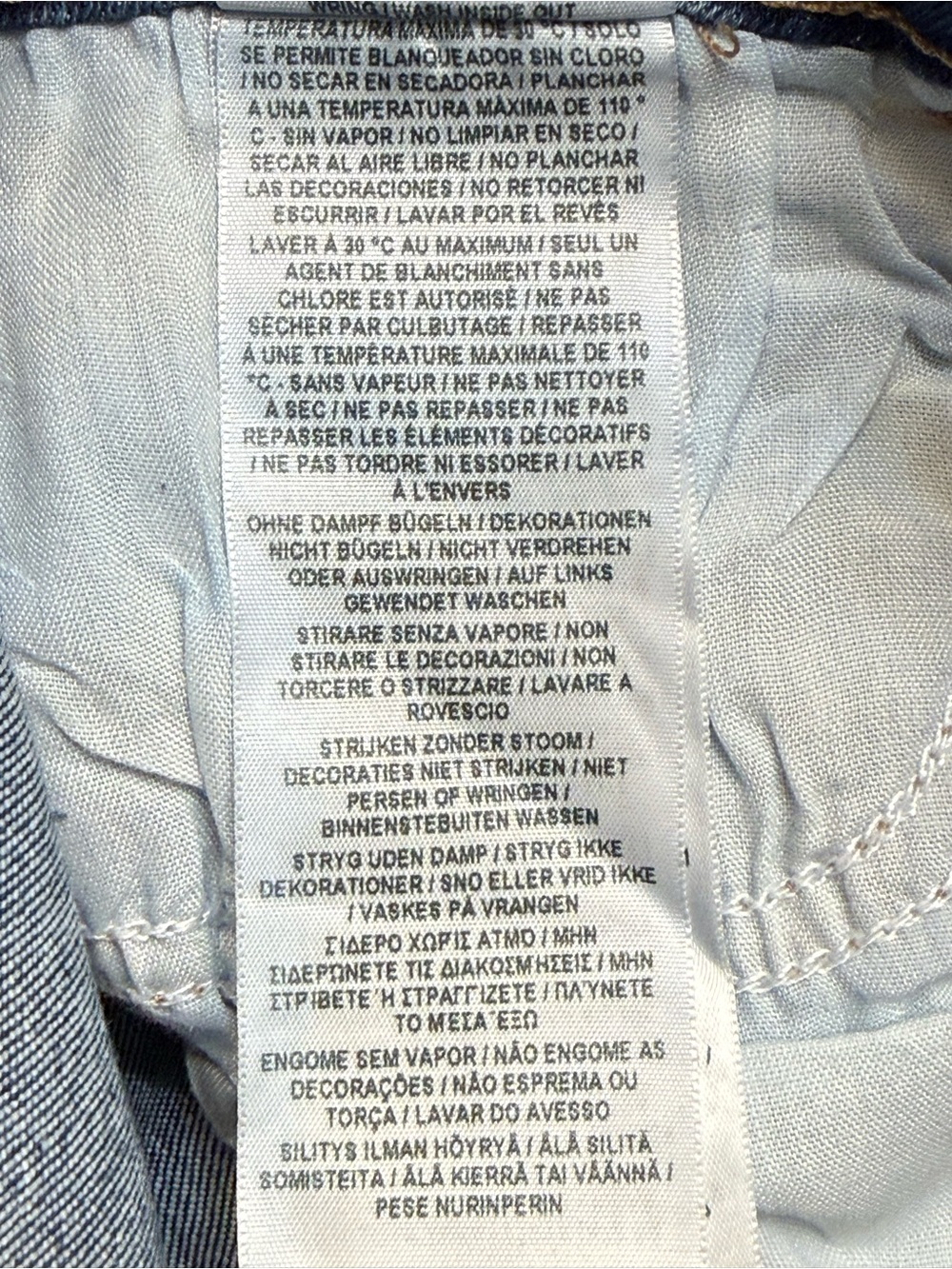 Guess Blue Skinny Jeans with Studded Waist - Picture 9 of 10